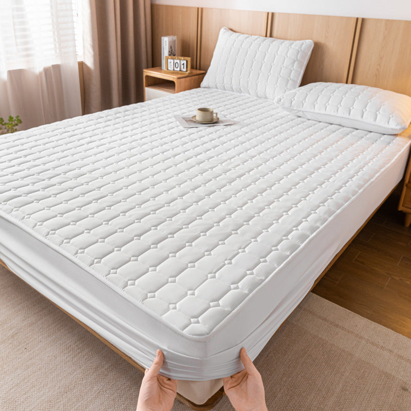 Épaisseur anti-poussière Non-dérapant Four Seasons Universal Quilted Fitted Sheet