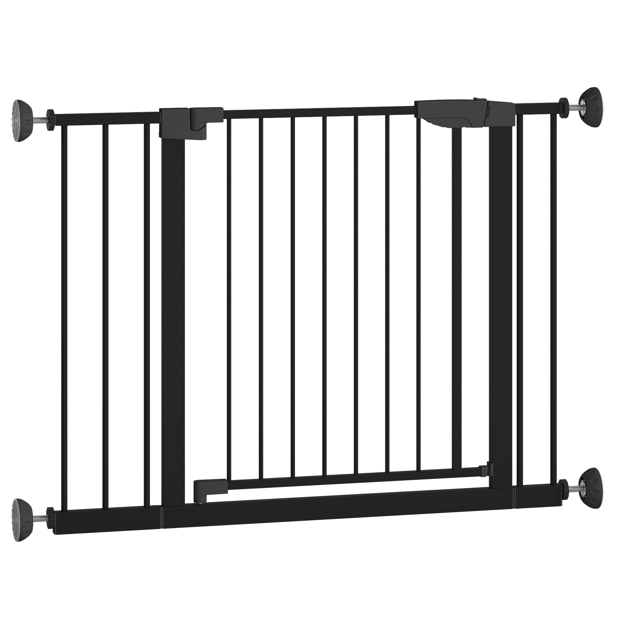 29,5-45,3" Wide Baby Gate avec protecteur mural pour escaliers
