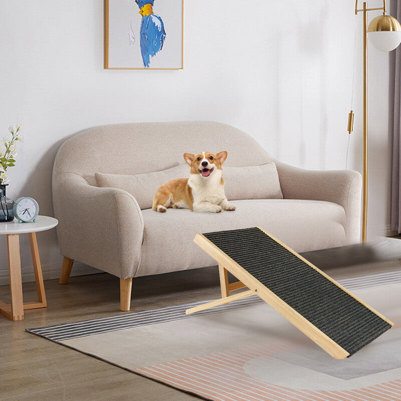 Échelle de chien pliable antidérapante pour animaux de compagnie Hauteurs réglables Échelle pour canapé-lit