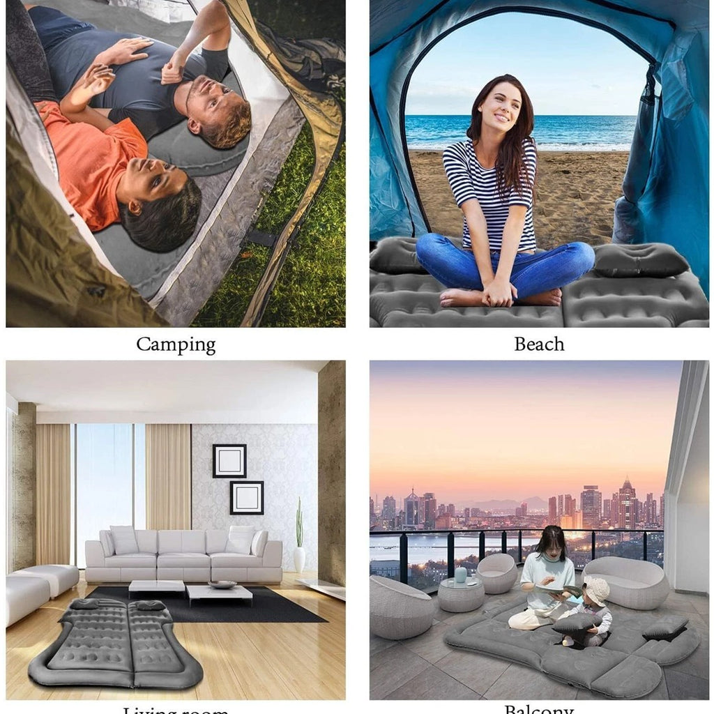 Voiture SUV Air Bed Sleep Voyage gonflable Matelas Siège Coussin Mat Camping avec pompe