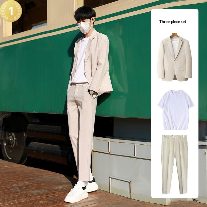 Ensemble de costumes Springautun Trendy Casual et polyvalent