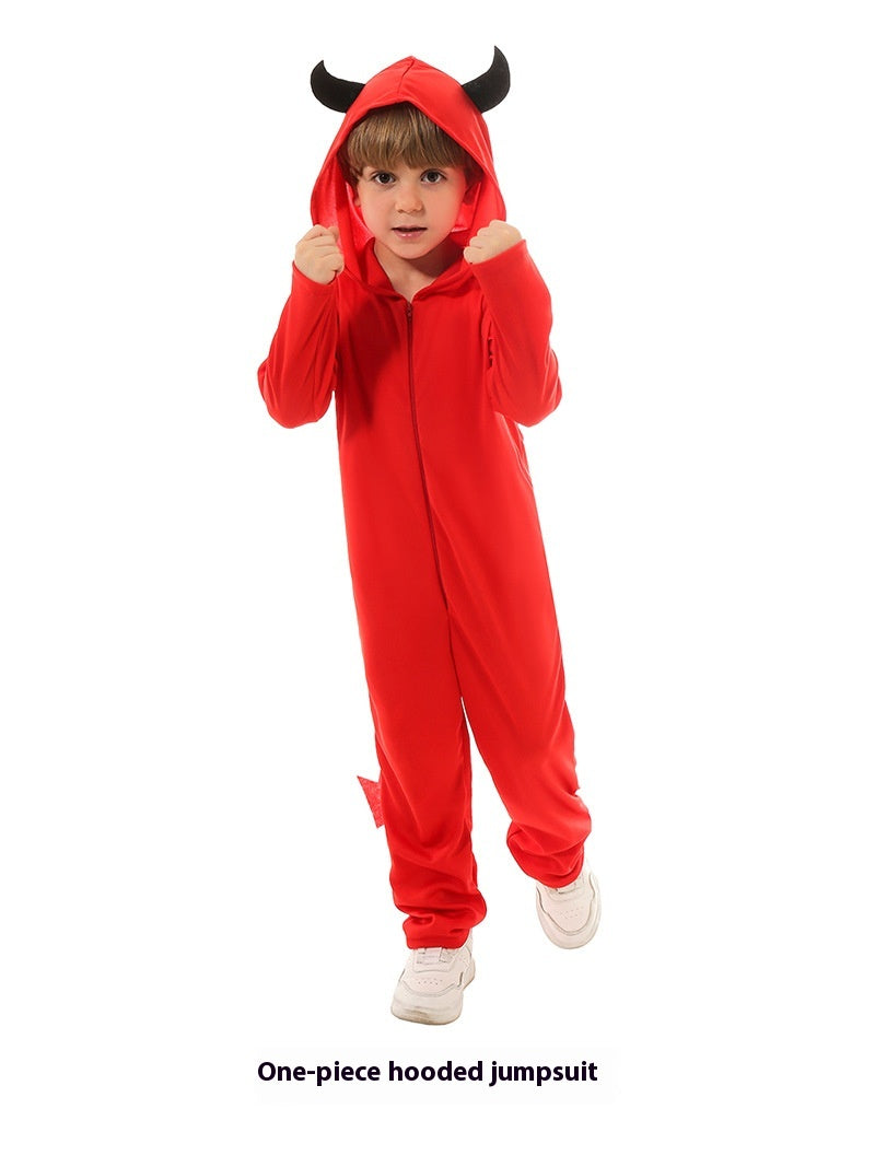 Déguisement de la petite diable d'Halloween Satan Rôle Jouer Cos Déguisement