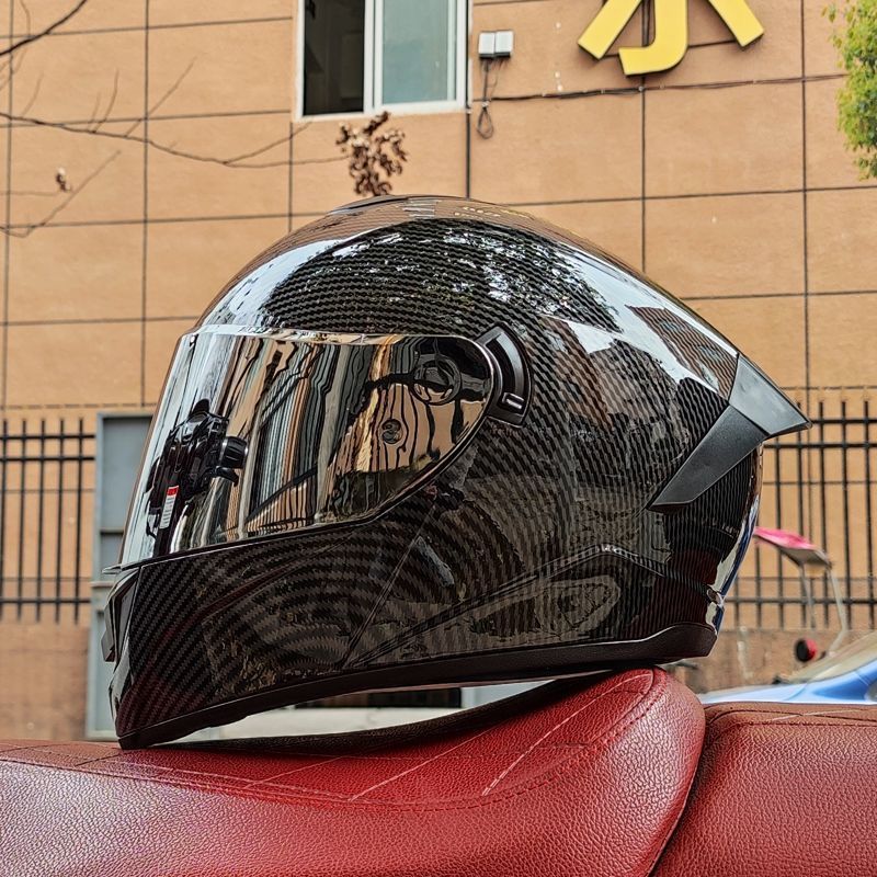 Casque de moto homme Bluetooth chaud plein visage quatre saisons