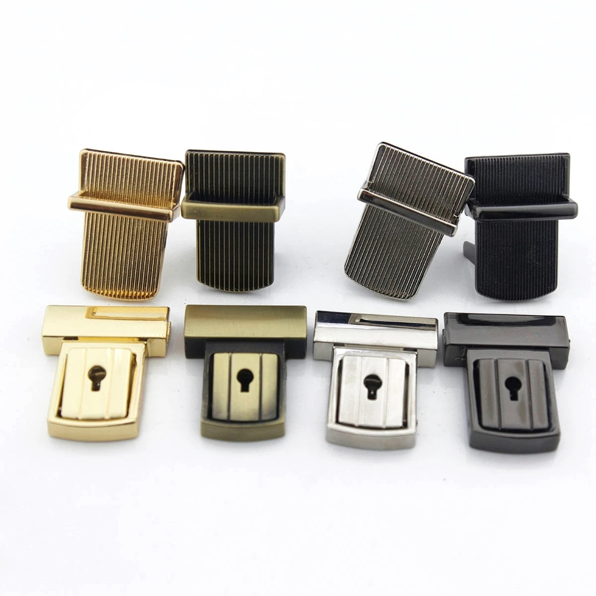 Light Gold Silver Gun Black Lock Box and Bag Hardware Accessoires Mortise Lock