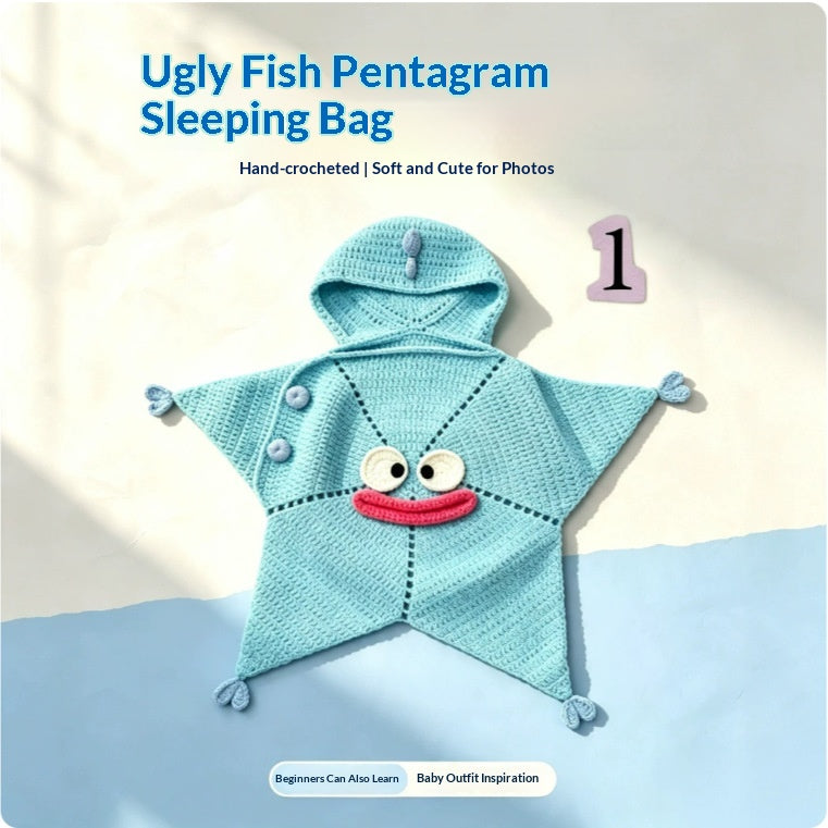 Personalized Knitted Starfish Onesie For Babies