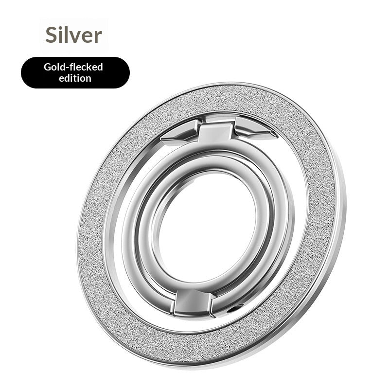 Double-sided magnetic powder phone holder
