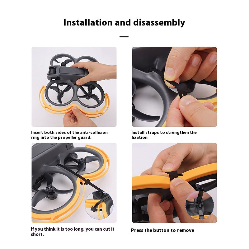 Applicable à AVATA2 Paddle Blade Anticollision Coil Leaf Protection Accessoires