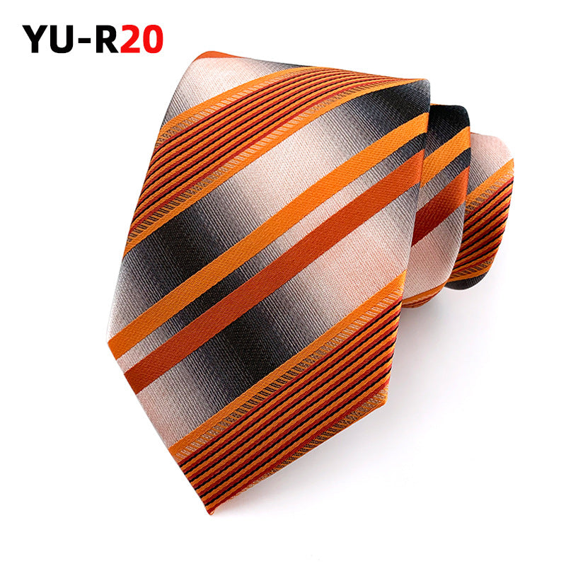 British Gentleman style rayé Mens Tie pour les costumes et Streetwear Coordination