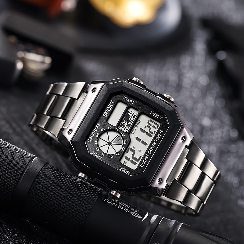 Montres hommes mode Personnalité LED lumineux