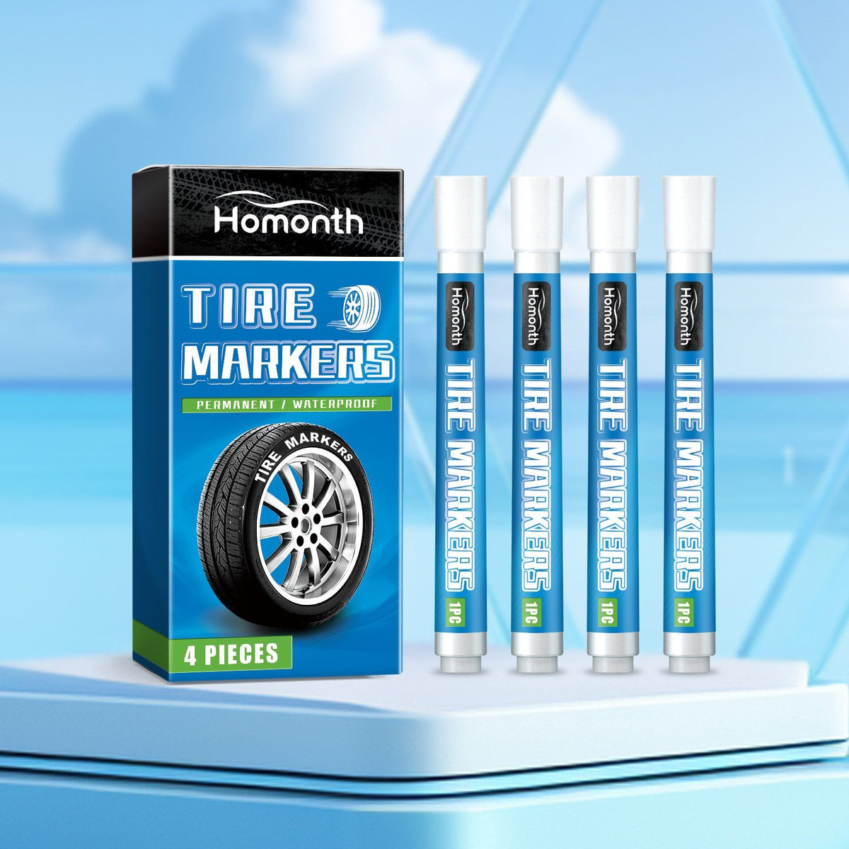 Marqueur de peinture pour pneus automobiles HOMONTH
