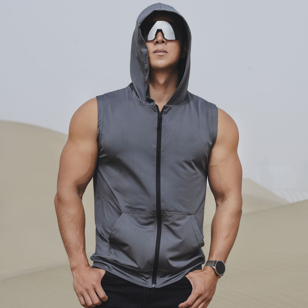 Hommes Sporty Casual Zip-Up Hoodie