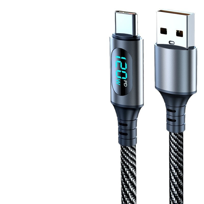 PD Smart Digital Display Câble de charge de données 3-en-1 Super-Fast