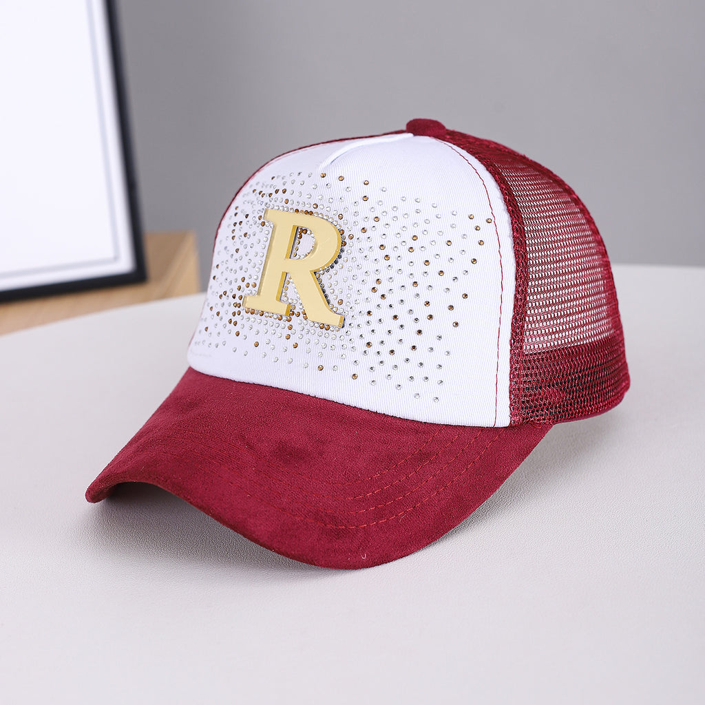 Casquette de baseball respirante multicolore pour femmes d'été