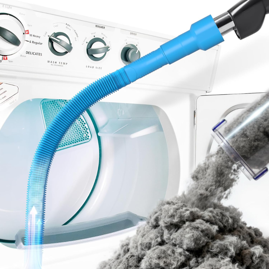Kit de fixation aspirateur de nettoyage de l'aspirateur pour lave-linge bleu 31.5