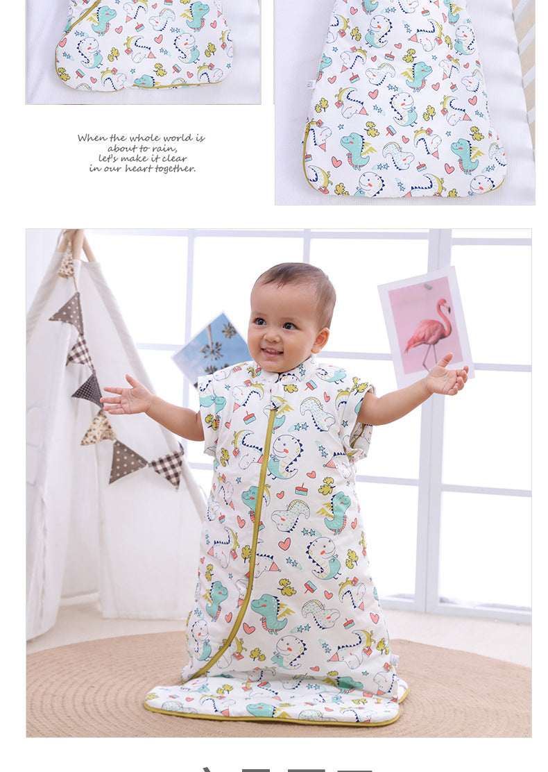 Couverture antidérapante Coton pour enfants épais Sac de couchage en une seule pièce