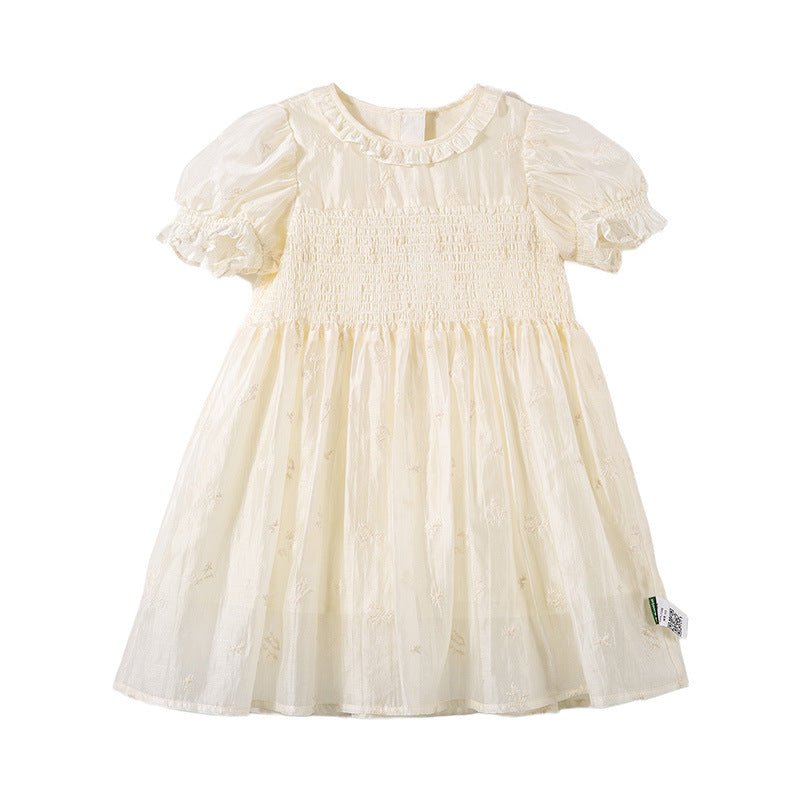 Robe de princesse d'été de style doux pour les filles