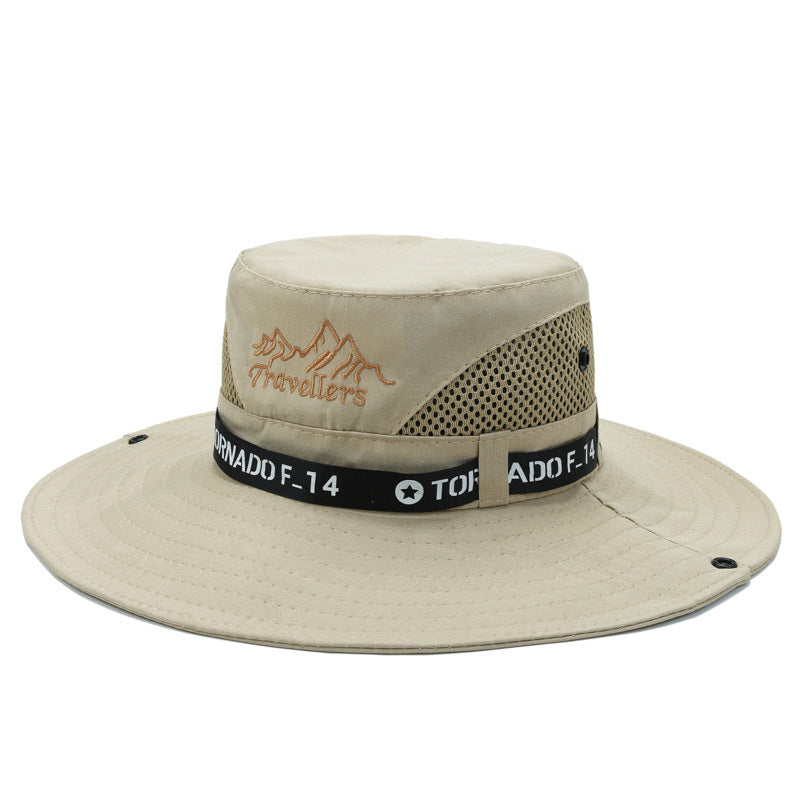Pêche d'alpinisme Sunscreen Voyage respirant Grande Eave Visor Chapeau pour hommes