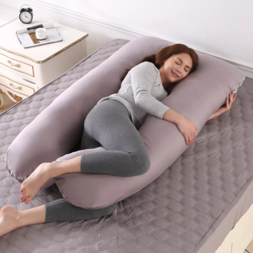 Grossesse Oreiller U Formed Maternité Oreiller Soutien Dos Jambes Dormir Belly