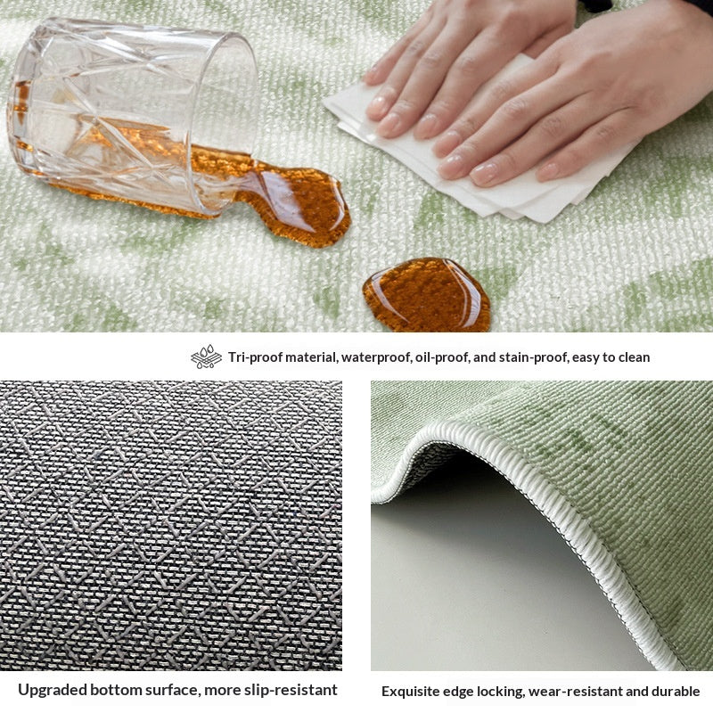 Simple salon Rug style crémeux étanche Et résistant aux taches et facile à utiliser