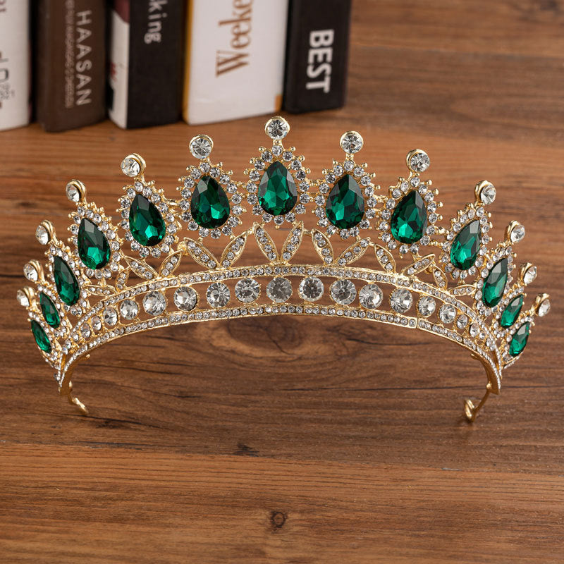 Mariée Couronne Mariage Alliage Diamant Couronne Mode Élégante
