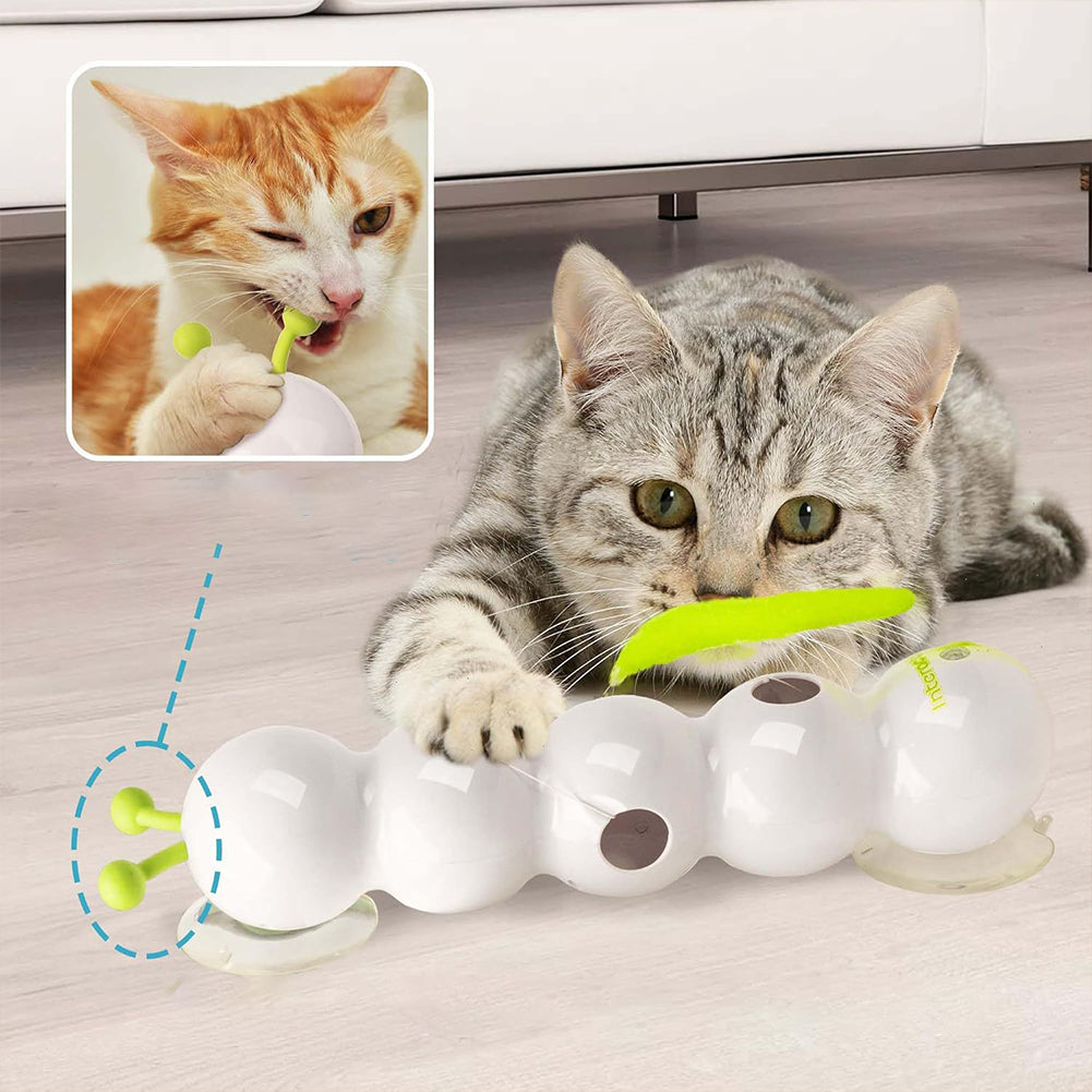 Jouet chat interactif intelligent avec mouvement de la queue mouvement activé rechargeable