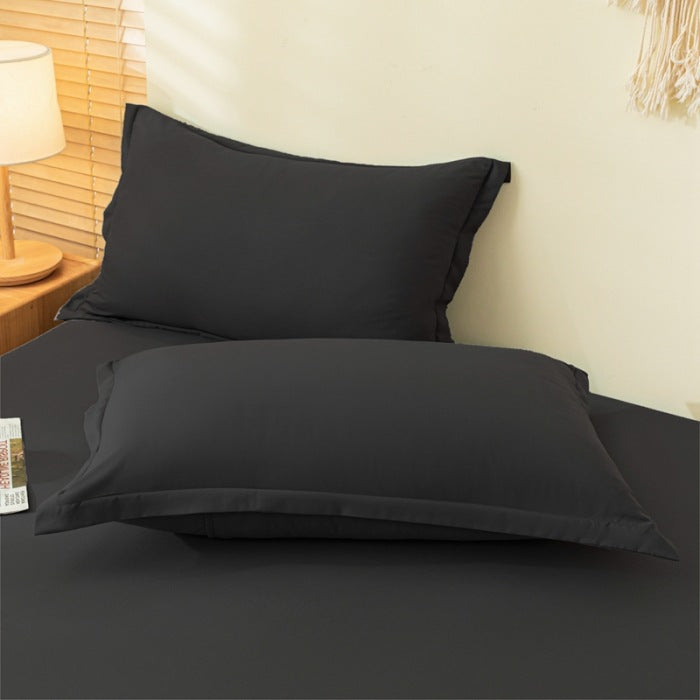 Coussin lavable en coton Aloe de couleur solide Et respirant