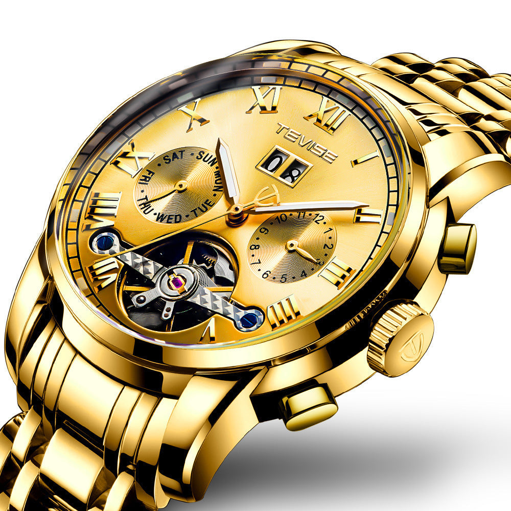 Montre Tourbillon lumineux imperméable