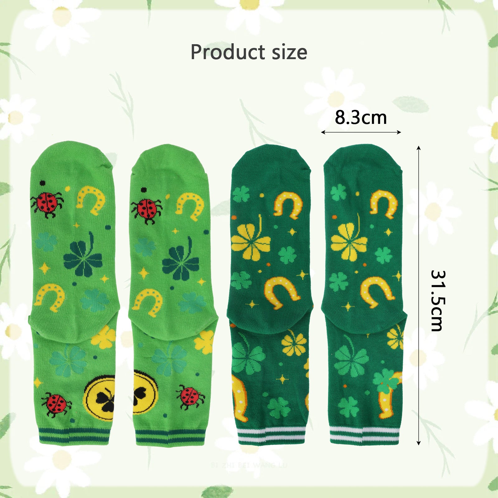 Jeu 2 paires de chaussettes Lucky