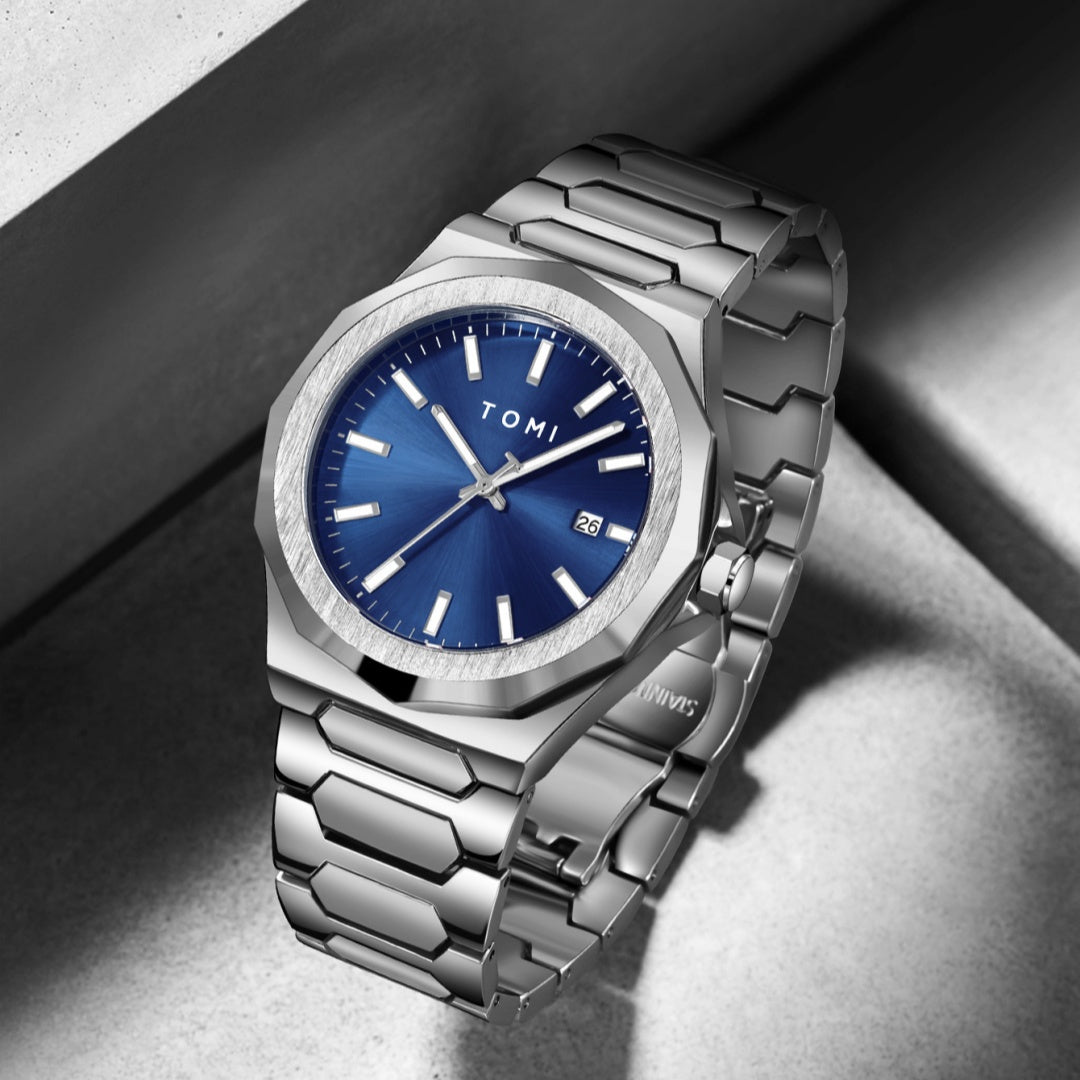 Ensemble de montres en acier classique pour hommes d'affaires