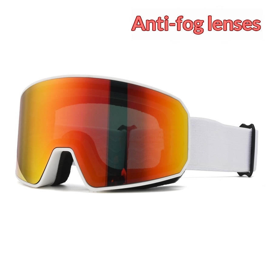 Gants de ski Double couche Gants anti-fog alpinisme