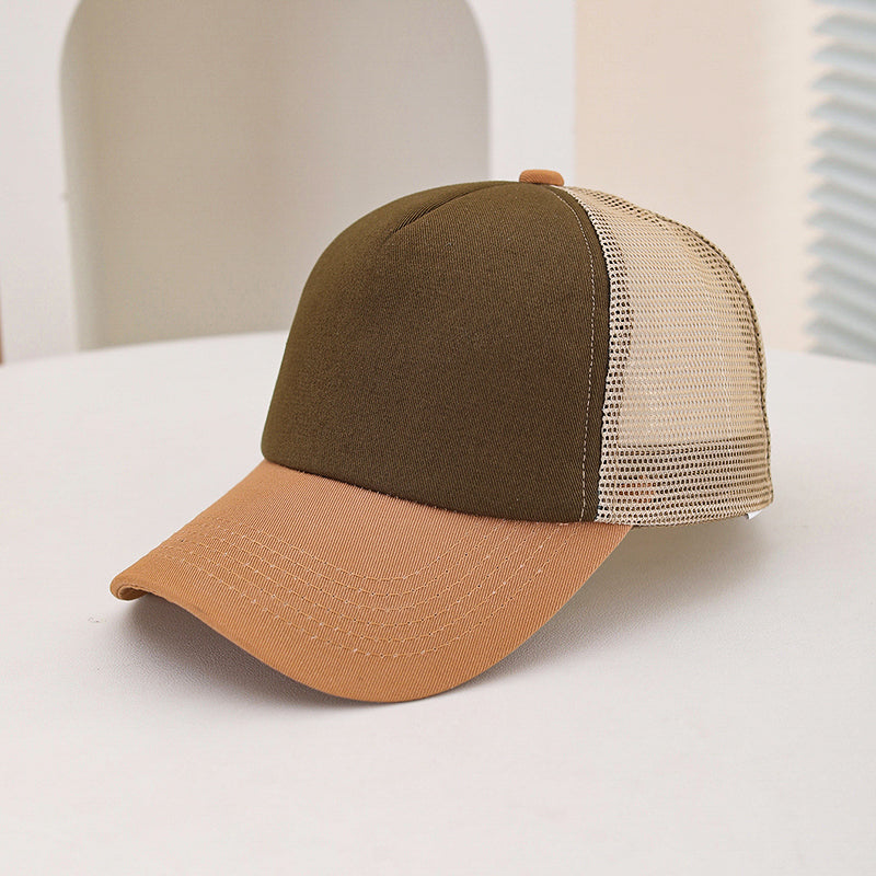 Chapeau de camionneur multicolore pour homme pour la protection contre le soleil