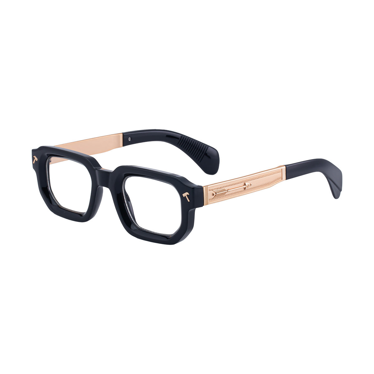 Lunettes de soleil européennes et américaines Fashion Square Frame pour hommes sans ordonnance
