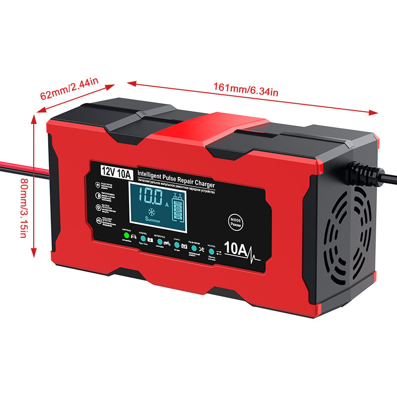 Chargeur de phosphate de fer au lithium pour batteries de moto
