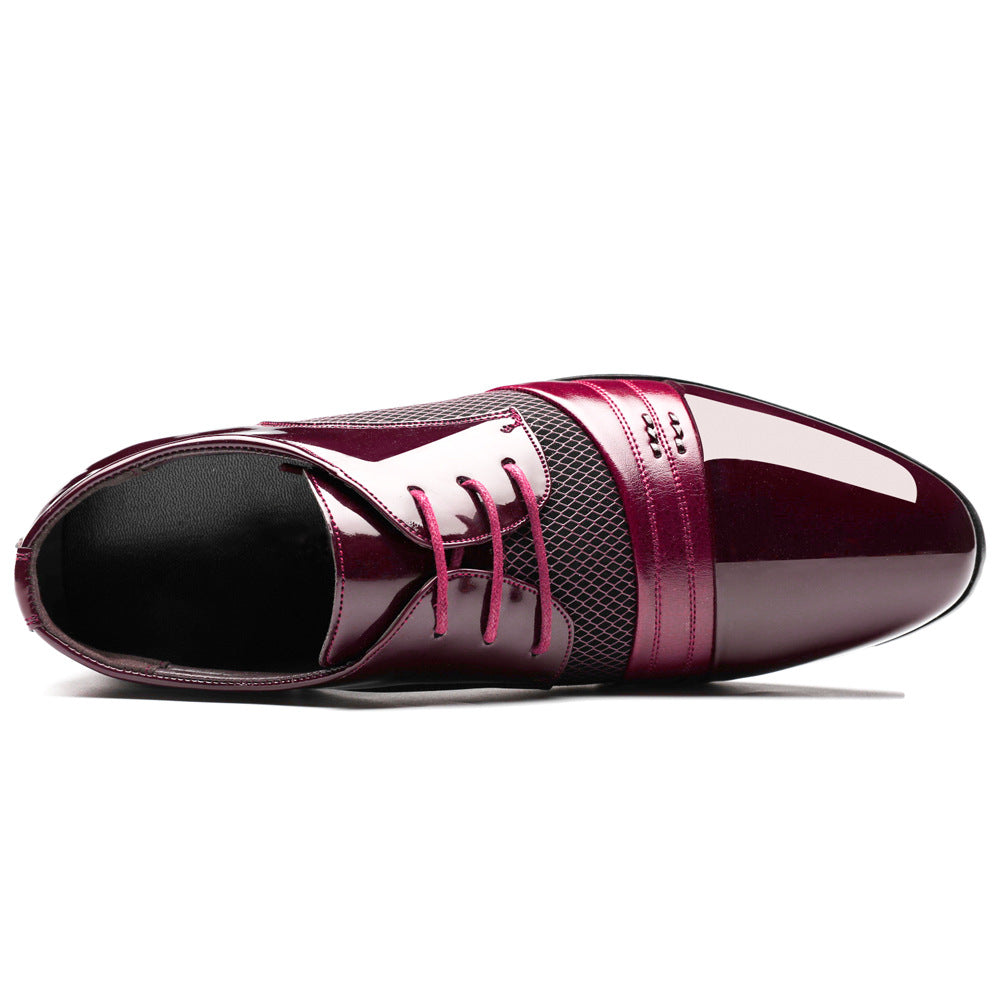 Chaussures en cuir tendance coréen pour hommes