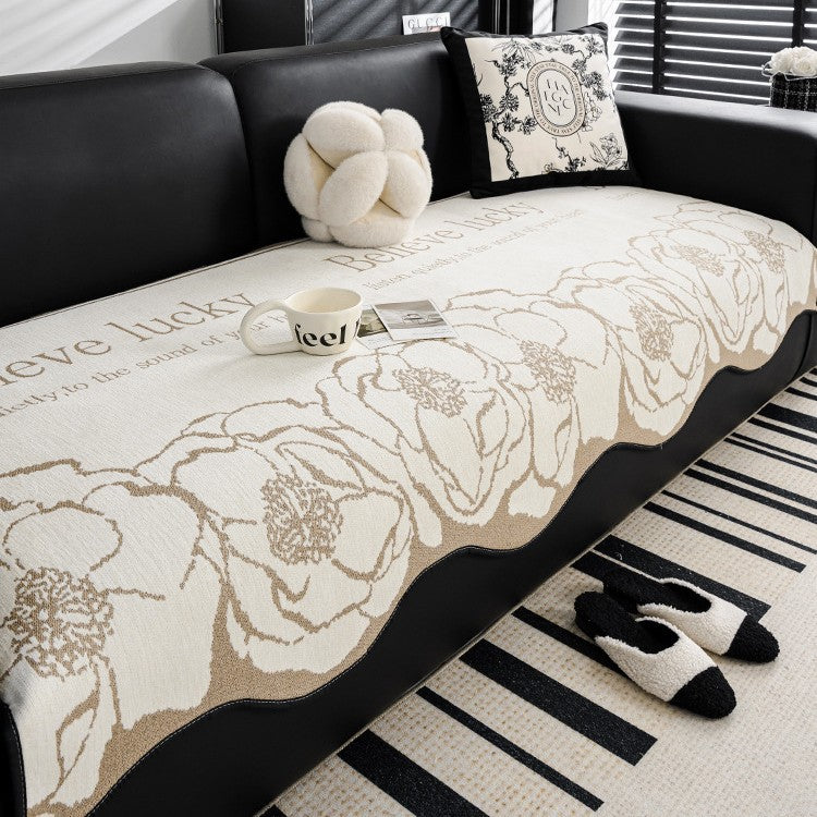 Coussin de canapé d'été irrégulier avec un tissu léger et luxueux