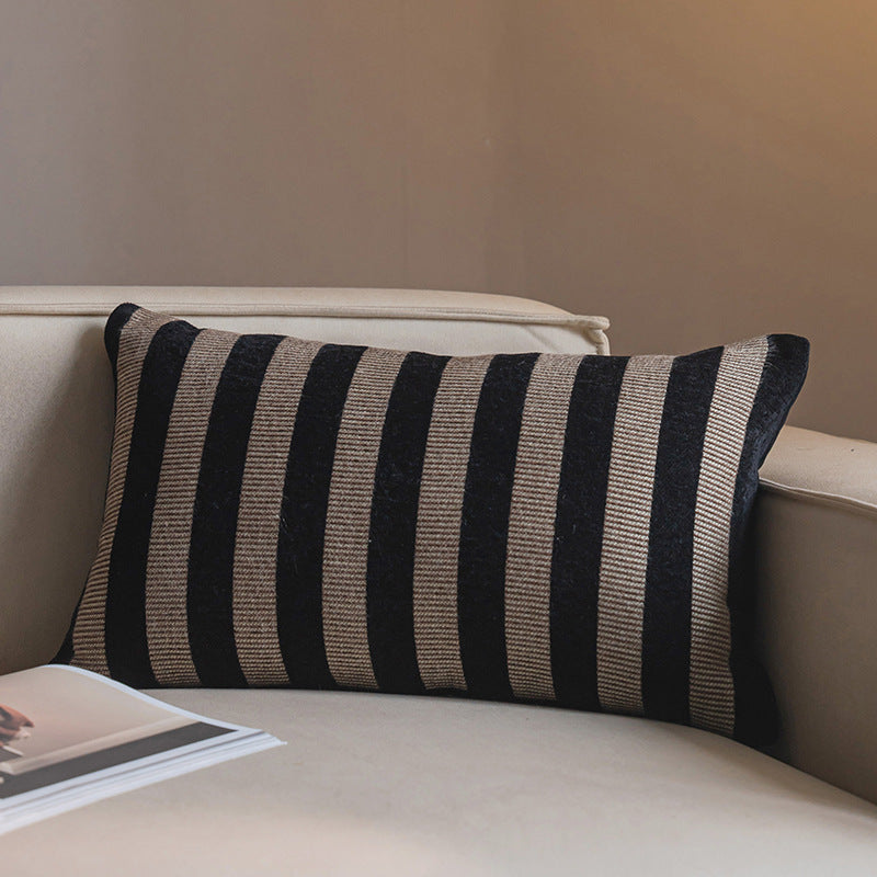 Solide-couleur lumière-luxe salon Canapé lancer oreiller
