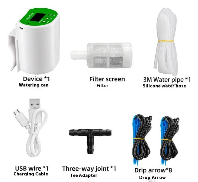 Équipement d'eau Potté Intelligent Jardinage Plante verte Arrosage automatique