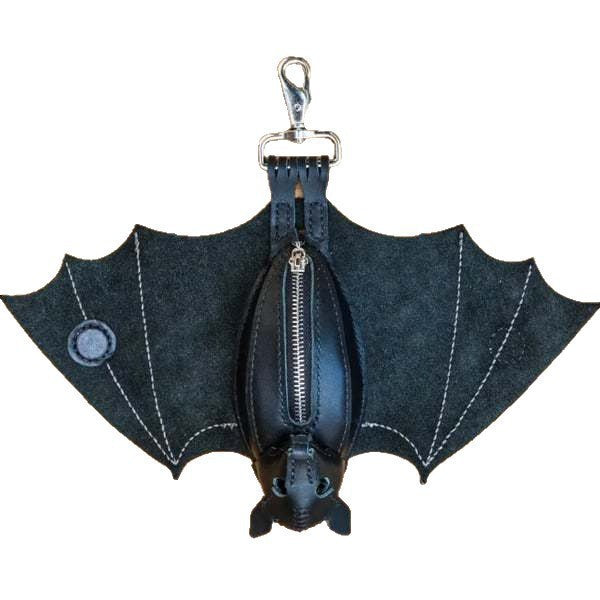 Halloween en cuir Bat pièce de monnaie