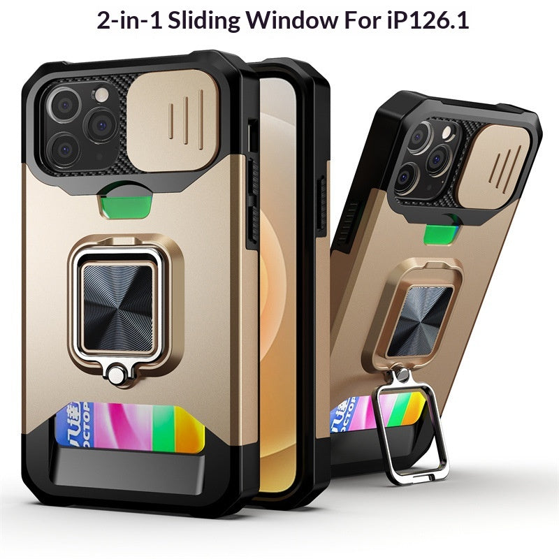 Convient pour 151617 Coques de téléphone à fenêtre coulissante