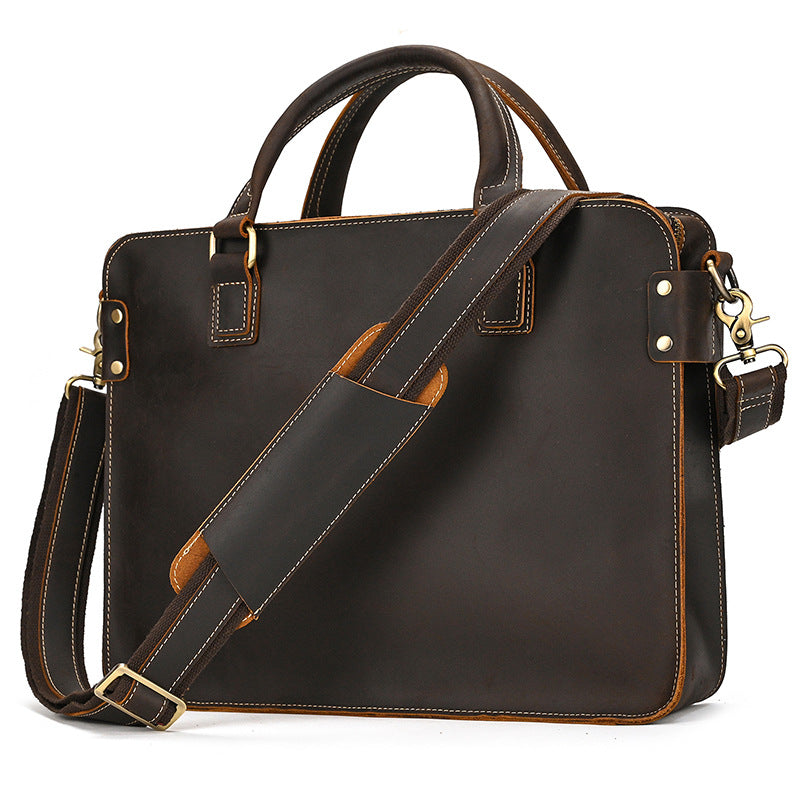 Porte-monnaie en cuir Retro Crazy Horse