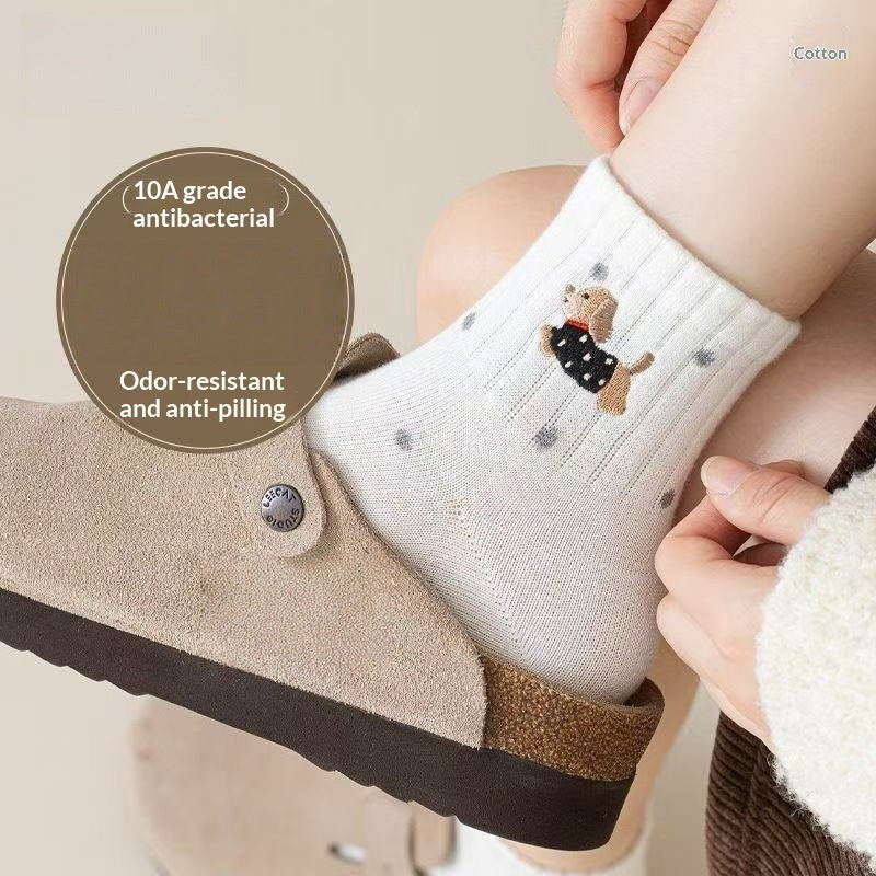 Chaussettes désodorisantes et antibactériennes pour femmes