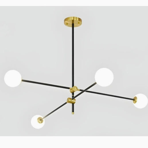 Rétro LED style européen Lustre élégant et minimaliste