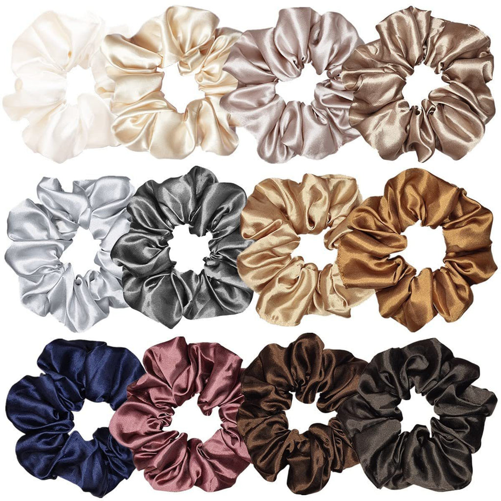 Femmes Satin Faux Soie Bandeau sans dommages