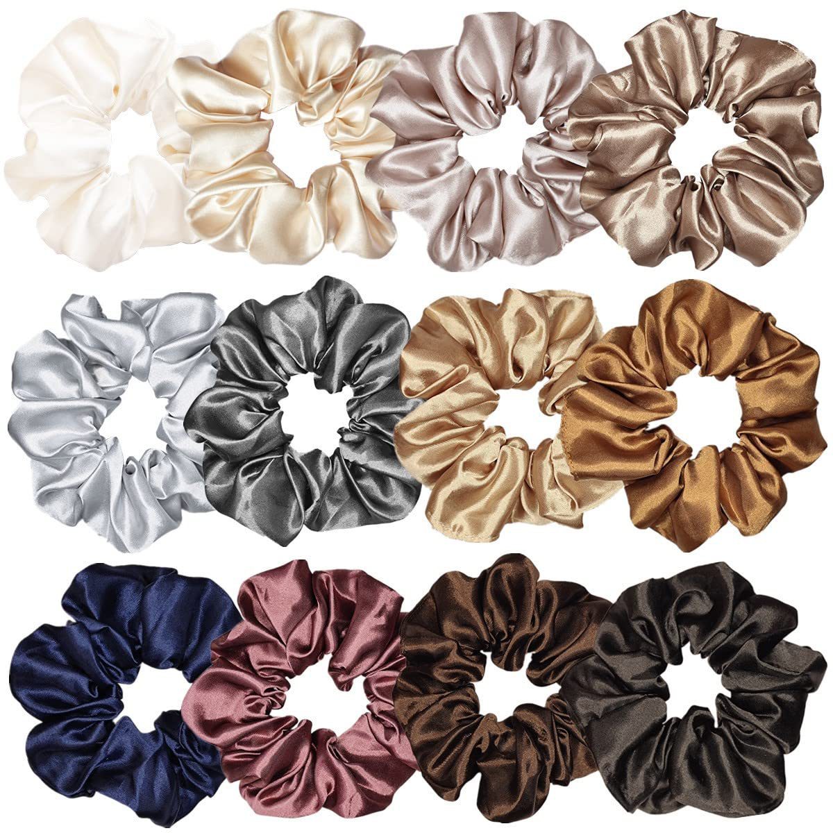 Femmes Satin Faux Soie Bandeau sans dommages