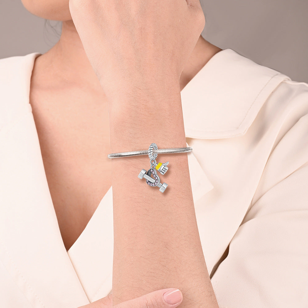 Voyage Sketching Sports Soccer Bracelet Pendentif Accessoire