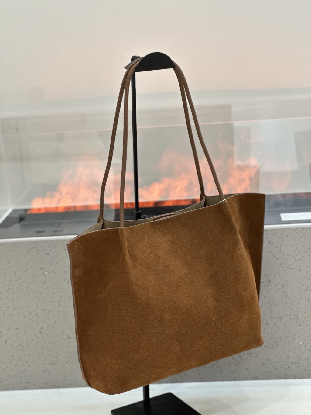 Sac en cuir mat minimaliste d'automne-hiver personnalisé