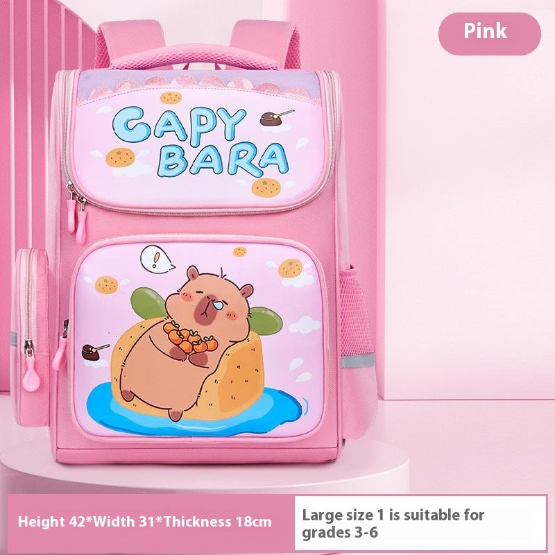 Capabala Etudiant de l'école primaire Grande capacité Mignon sac scolaire pour enfants