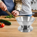 Échelle de cuisine électronique en acier inoxydable compact - Échelle alimentaire de grande capacité - Convient Fo