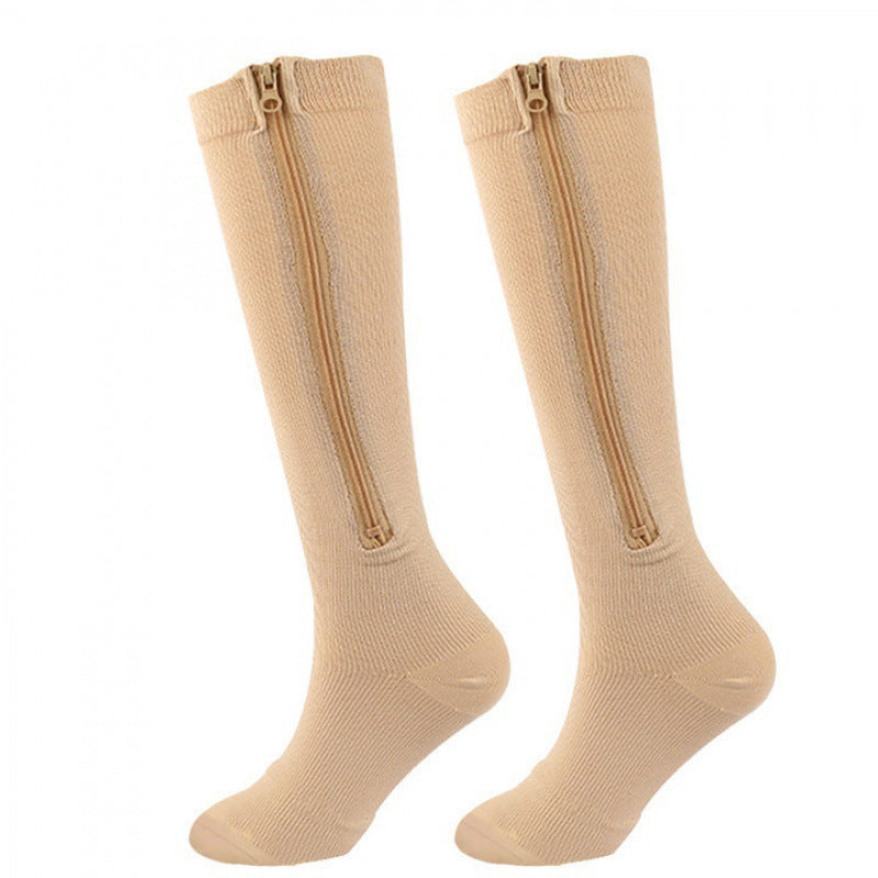 Chaussettes de compression avec étirement pour l'exercice Zip Sox Sweat-wicking et respirant