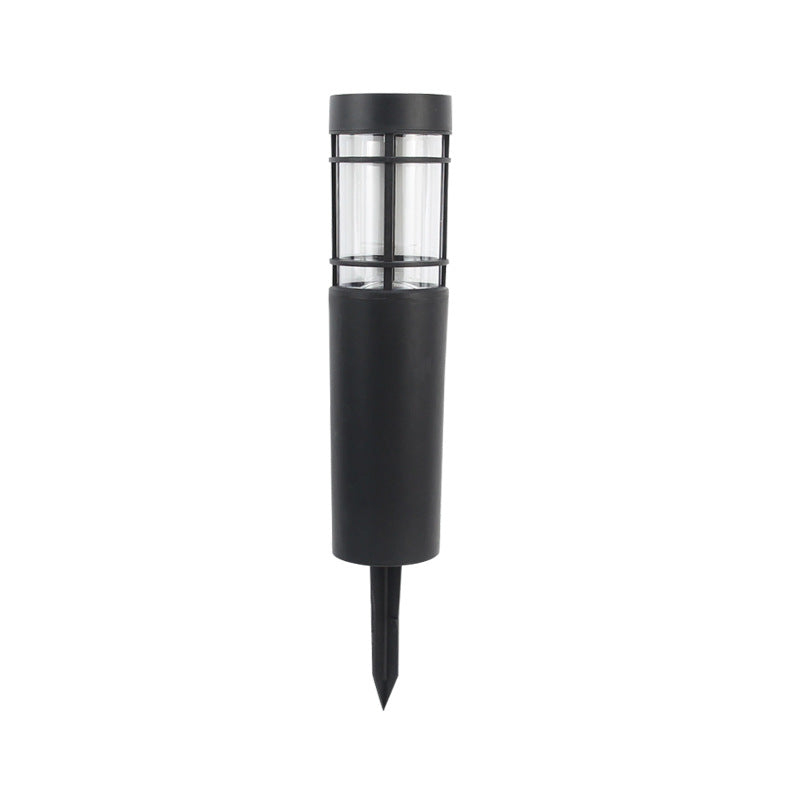 Lampe de pelouse extérieure solaire cylindrique étanche